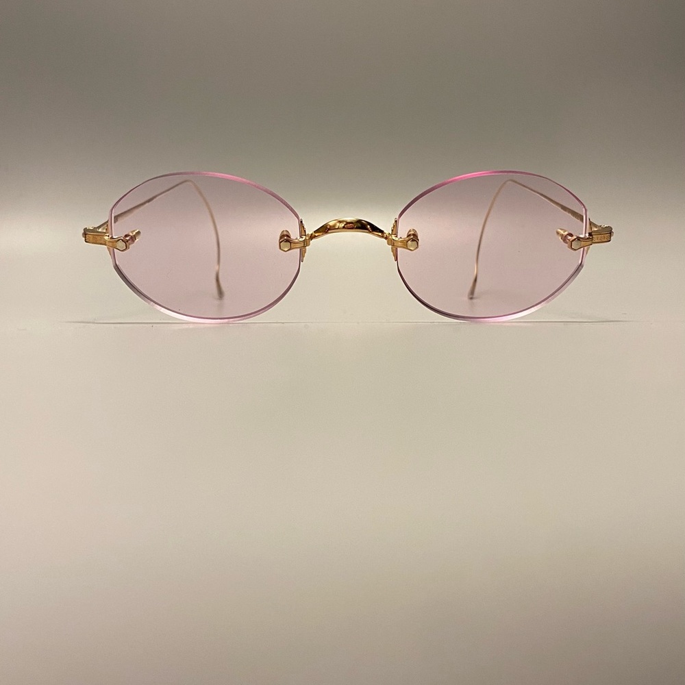 Mr. Leight Makena S Rose Gold Frameless sunglasses